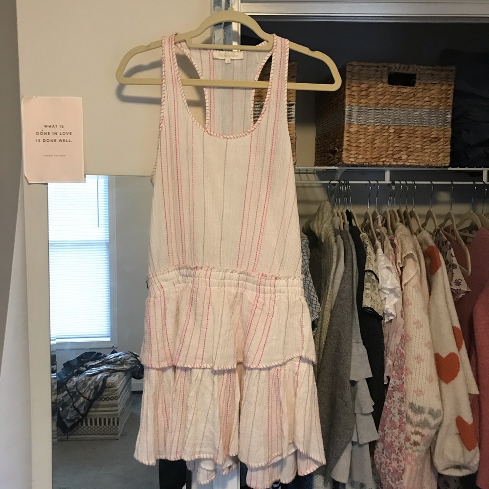 Loveshackfancy ruffle racer dress